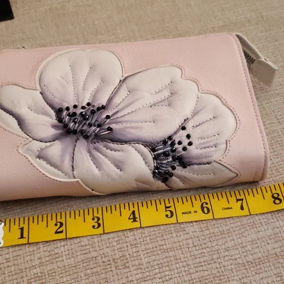 New Brighton E53452 Touch of Blush Pink Pastel Beaded Crossbody